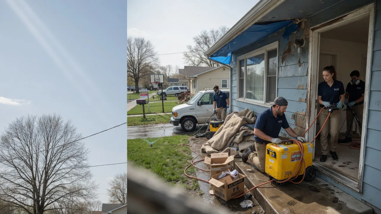 Basement Flood Cleanup in Jeffersonville, KY near me